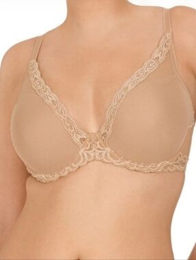 natori feathers plunge tshirt bra 40DDD